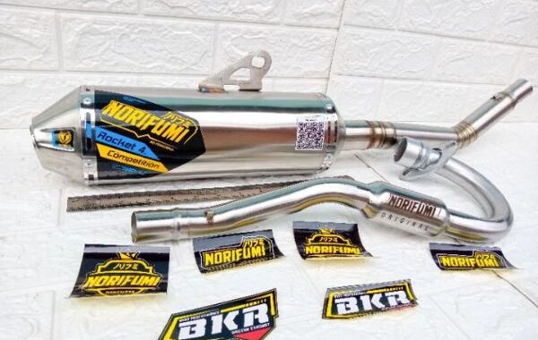 KNALPOT NORIFUMI ROCKET 4 COMPETISI CRF 150L, KLX 150, D-TRACKER, WR 155R